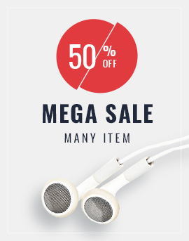 50% OFF Mega Sale