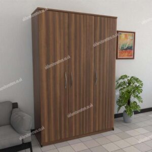 Walnut 3 Door Wardrobe