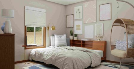 Beech Bed With Bedsides