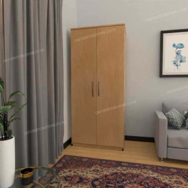 Beech 2 Door Wardrobe