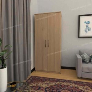 Oak 2 Door Wardrobe