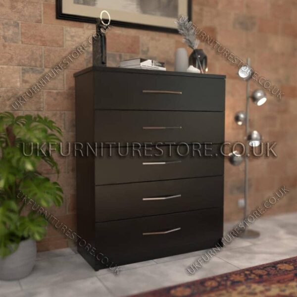 WHATSAPP IMAGE 2024-07-25 AT 7.14.20 PM Black 5 Drawer Chest Drawer