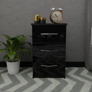 Black 3 Chest Drawers