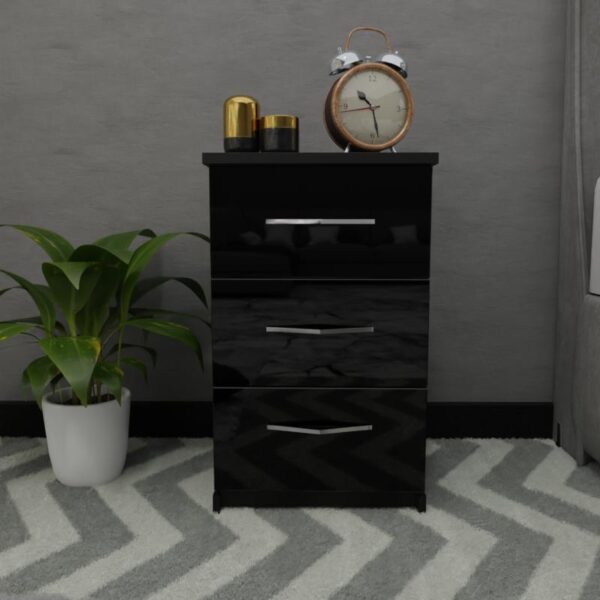 Black 3 Chest Drawers