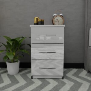 Silver 3 Chest Drawers
