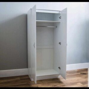 White 2 Door Wardrobe